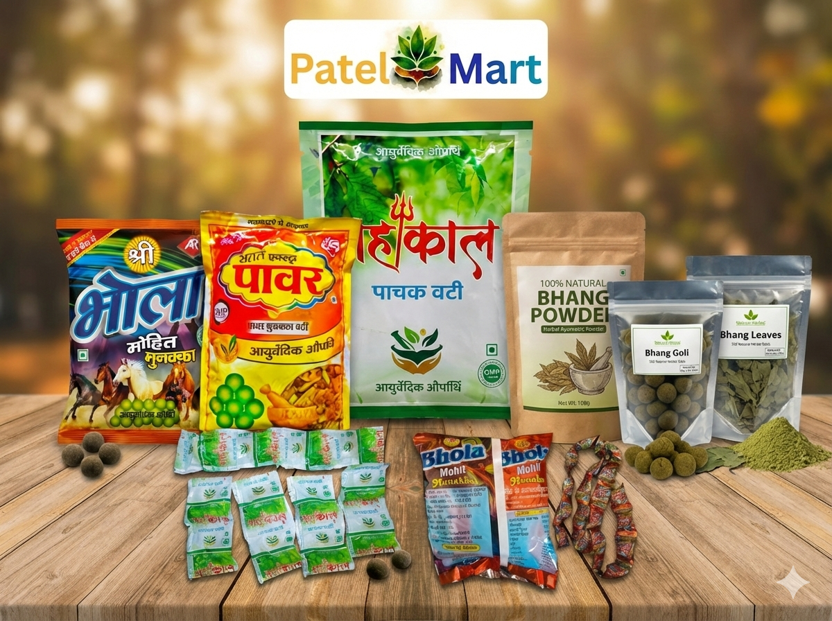 Patel Mart Story – Description (30 words):
Patel Mart is India’s trusted hemp product store, offering premium herbal bhang, wellness essentials, and natural solutions. Dedicated to quality, authenticity, and customer satisfaction, we bring tradition and innovation together.