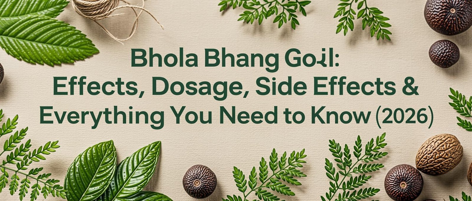 How Many Bhang Goli Should You Take