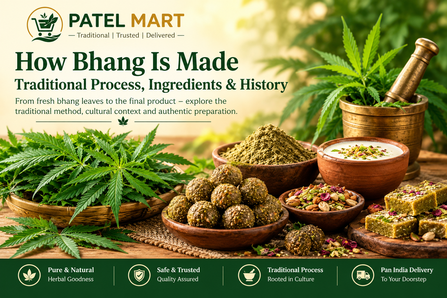 How Bhang Is Made